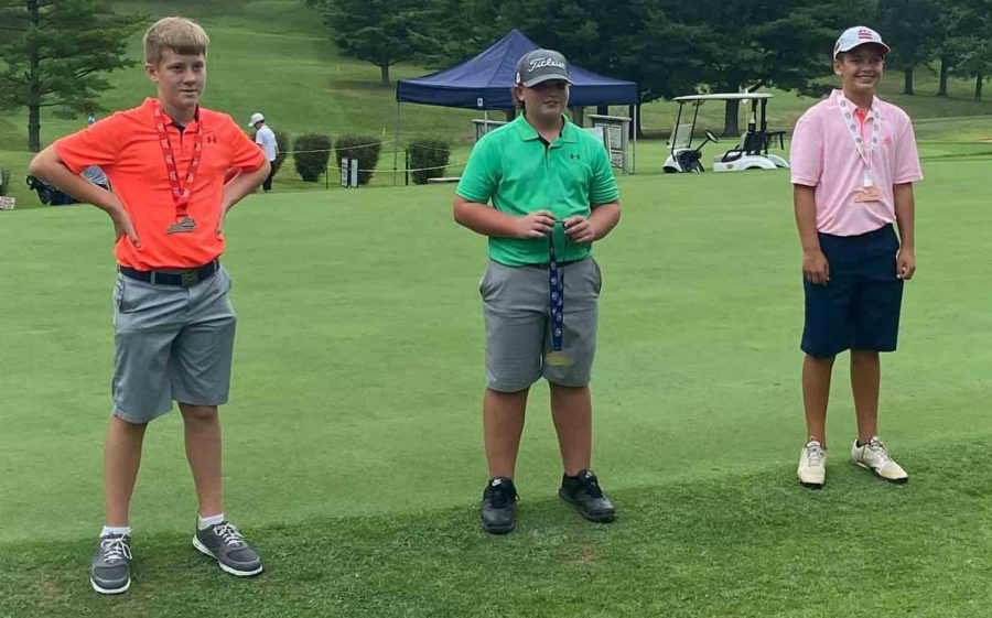 Harlan+County+High+School+golfer+Brayden+Casolari+%28center%29+was+the+winner+earlier+this+week+at+the+Winchester+Country+Club+in+the+Kentucky+PGA+Junior+Tour.