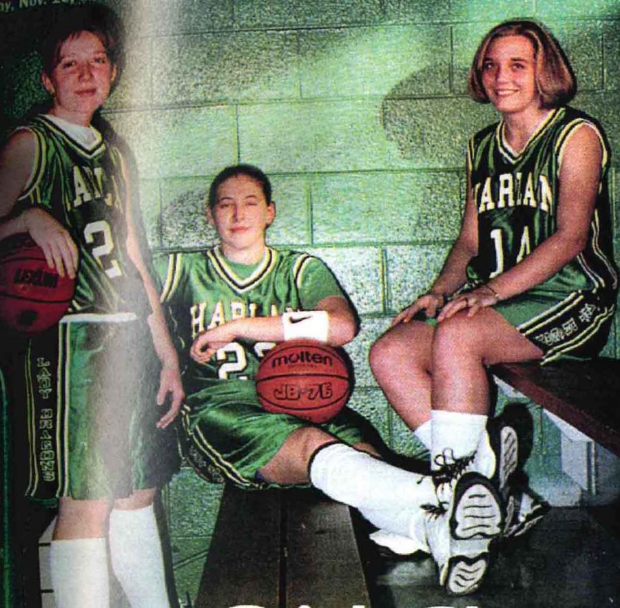 Harlan High School standouts Kristy Clem, TIffany Hamm and Krissy Hatfield helped lead the Lady Dragons to 13th Region titles in 1998 and 1999.