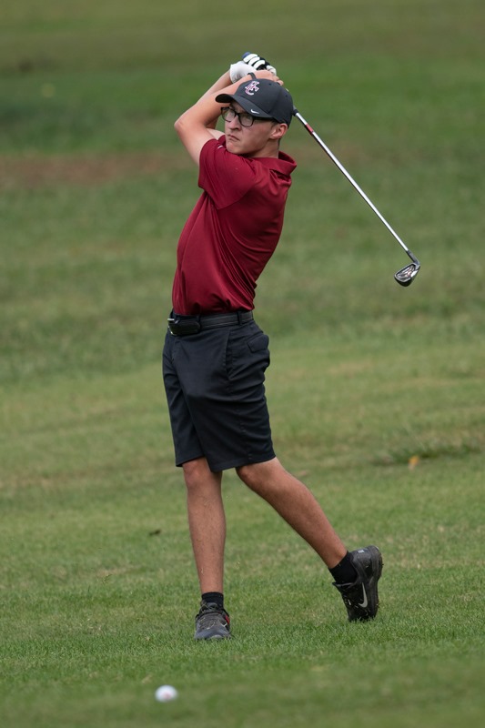 Harlan Countys Matt Lewis competed in the Region 10 Tournament on Monday in Somerset.