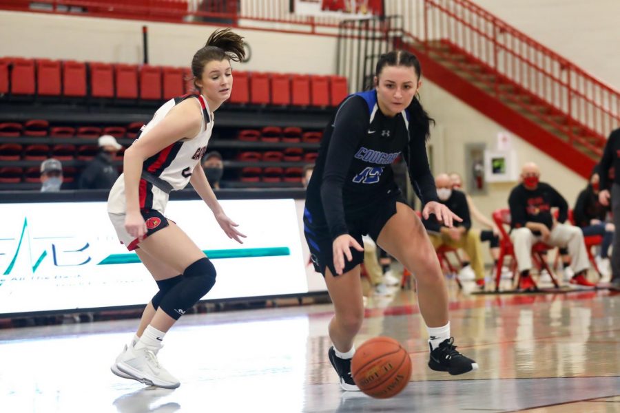 Kaylee+Banks%2C+pictured+in+action+earlier+this+season%2C+scored+19+points+and+grabbed+11+rebounds+in+Letcher+Centrals+80-16+win+Tuesday+at+June+Buchanan.