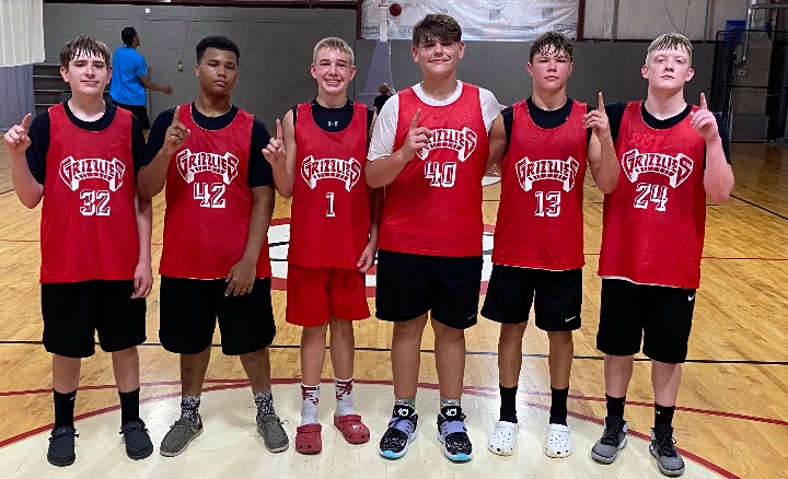 The Harlan County Grizzlies won the Bristol Summer Bash on Saturday. Team members, from left, include Brody Napier, Shemar Carr, Terry Michael Delaney, Jaycee Carter, Hunter Napier and Blake Hensley.