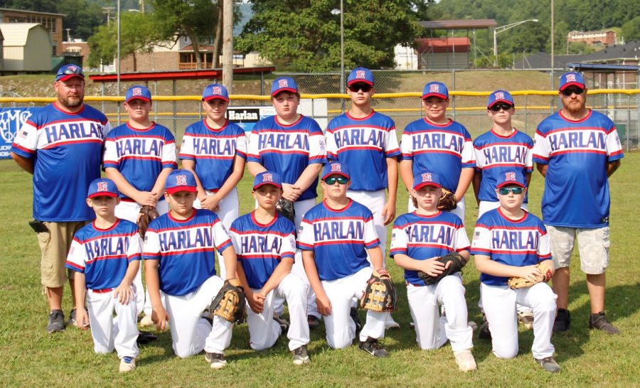 Team members include, from left, front row: Brody Brock, Caiden Jackson, Zach Boggs, Jesse Gilbert, Cameron Brock and Bryson Kelly; back row: coach Brad Shelton, Grant Shelton, Andrew Vance, Win Cooper, Luke Luttrell, Trey Ball, Brayden Morris and coach Michael Sutton