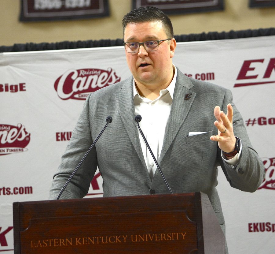 Eastern Kentucky Athletics Director Matt Roan and the Colonels officially become members of the Atlantic Sun on Thursday.