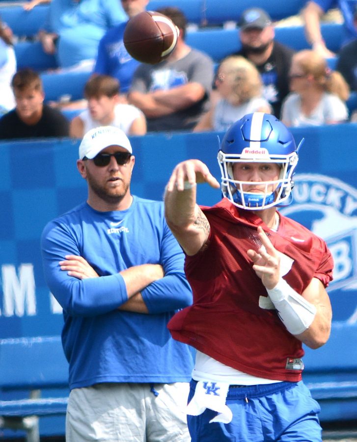 Will Levis led Kentucky to a win Saturday over Louisville to finish 9-3 on the season.