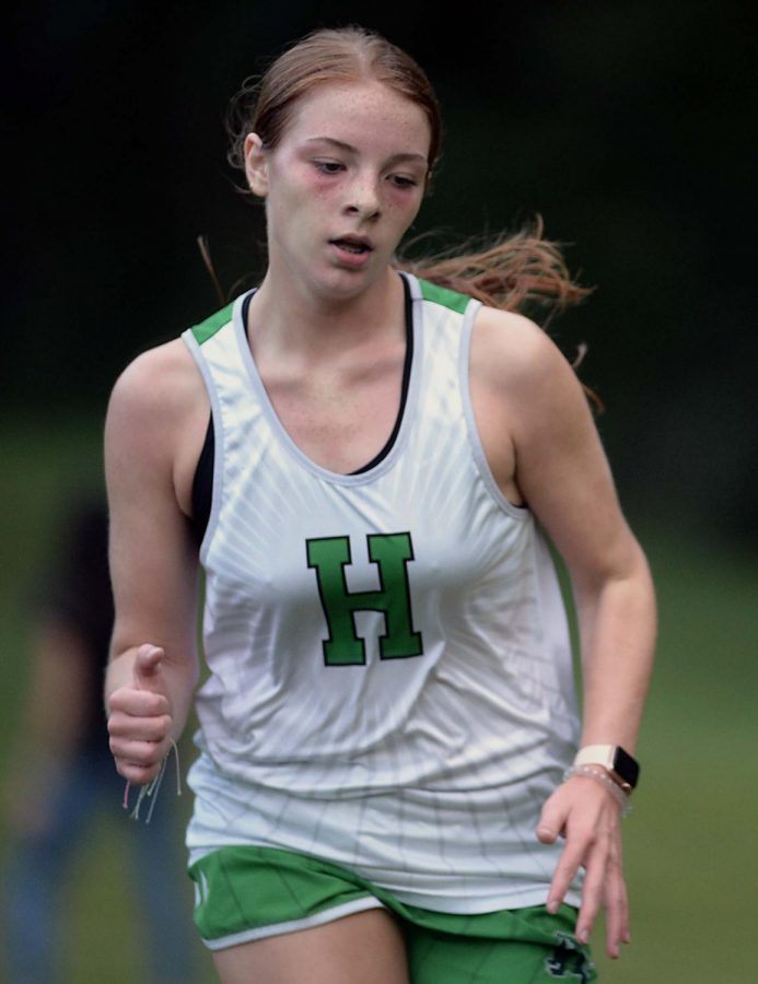 Harlans Abbie Jones placed 12th in the Harlan County All Comers meet on Tuesday.
