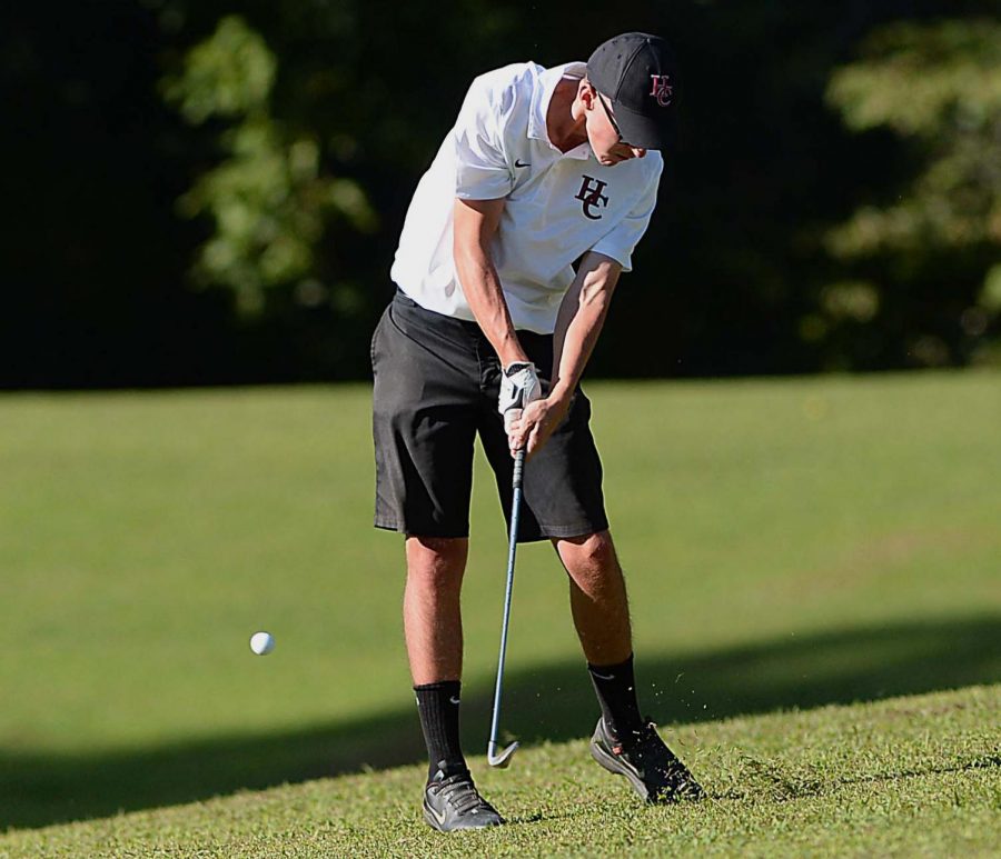 Harlan Countys Matt Lewis competed in a tournament at the Harlan Country Club earlier this season.