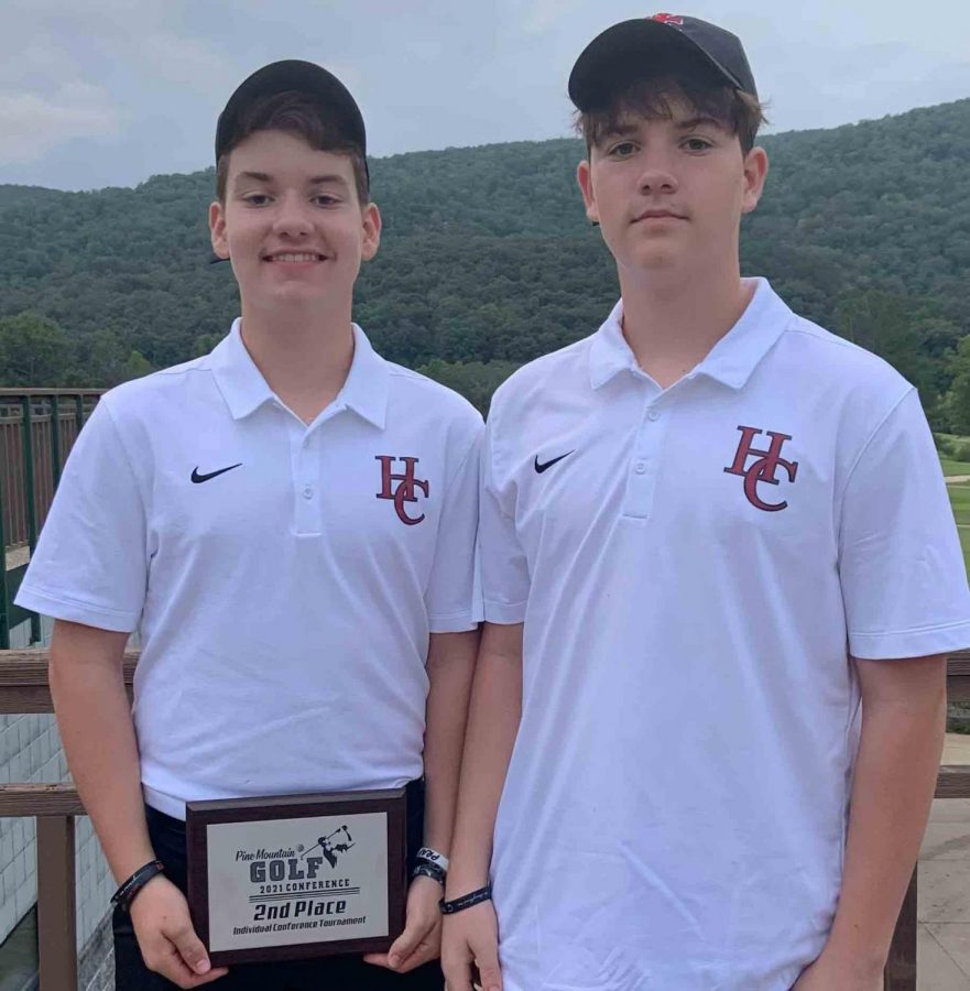 Ethan+Simpson+%28left%29+and+Evan+Simpson+competed+in+the+Pine+Mountain+Golf+Conference+Junior+Varsity+Tournament+in+Pineville.