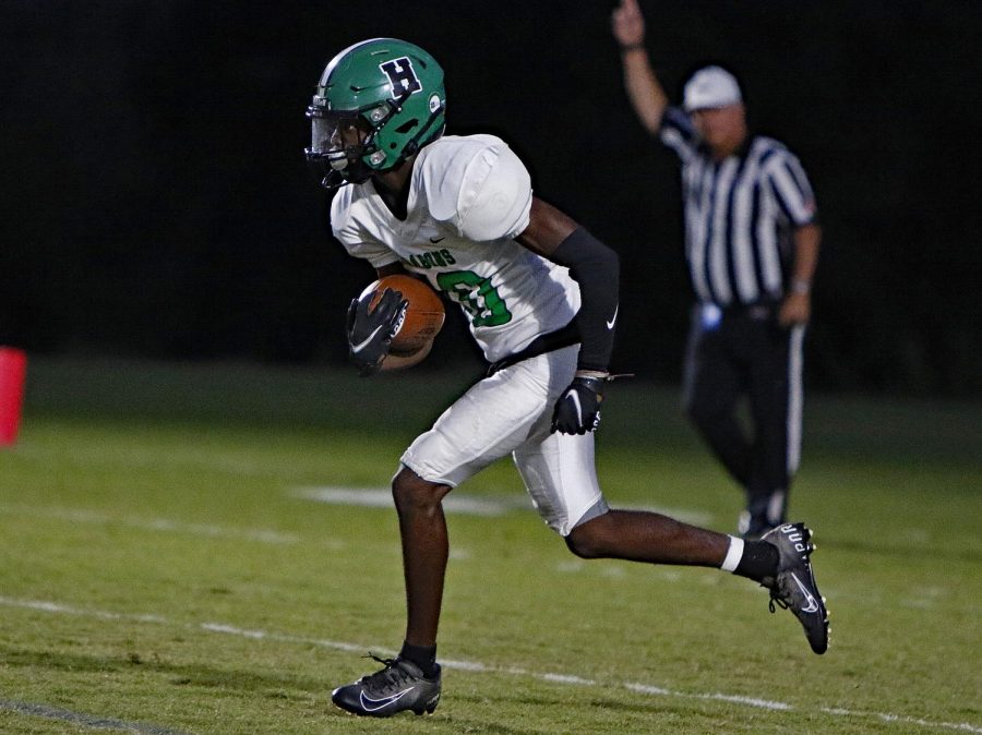 Harlans Darius Akal returned a kick in a game earlier this season. The Green Dragons will travel to Pineville on Friday for a district clash that will determine second place in District 8 of Class A.