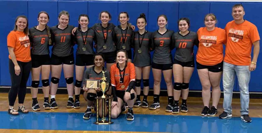 Williamsburg made history on Saturday by capturing the volleyball program’s first-ever 13th Region All ‘A’ Classic championship by defeating Jackson County in the championship game, 23-25, 25-23, 25-12.