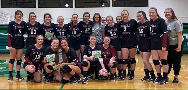 The+Harlan+County+Lady+Bears+fell+to+Bell+County+in+five+sets+on+Tuesday+in+the+52nd+District+Tournament+finals+at+Harlan.