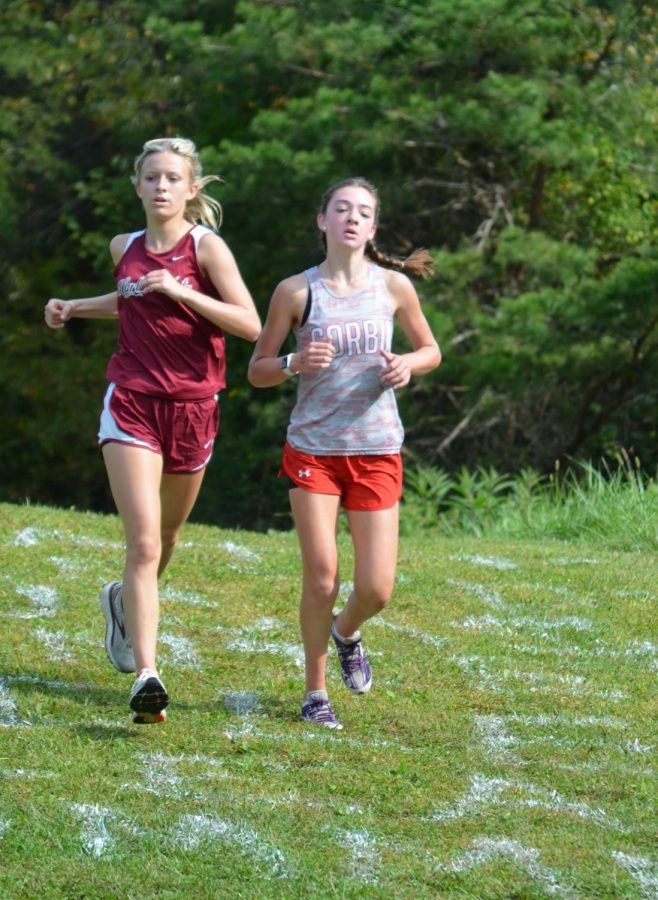 Harlan County freshman Peyton Lunsford, pictured in action earlier this season, won the Southeastern Kentucky Conference meet on Tuesay with a time of 23:30.34.