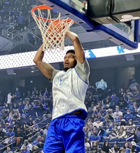 Keion Brooks threw down a dunk during Big Blue Madness Friday night at Rupp Arena.