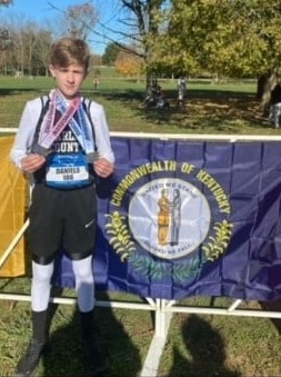 Wallins sixth-grader Tanner Daniels won the national championship in his division during a race Saturday in Louisville.