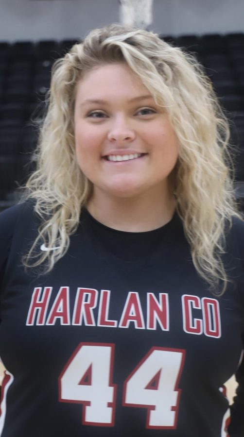 Taylor Lunsford, HCHS center — Kellie Wilson Law Office Girls Player of the Week