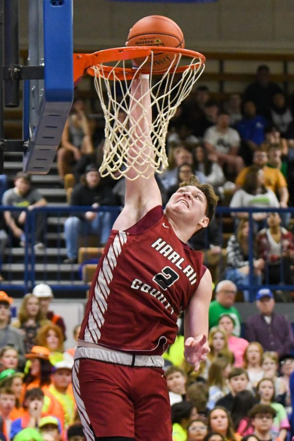 Harlan County guard Trent Noah scored 19 points in the Bears 52nd District Tournament loss to Bell County on Tuesday.