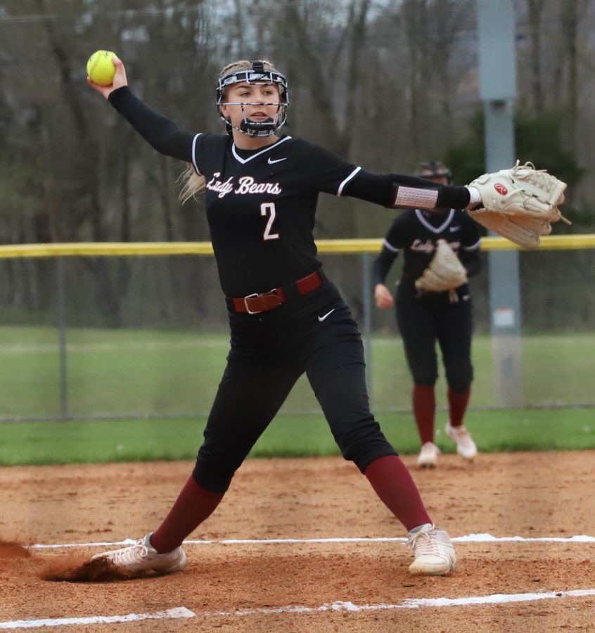 Madison Blair pitched a six-hitter Thursday as Harlan County rolled to a 9-4 win over visiting Hazard.
