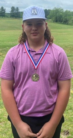 Harlan County High School golfer Brayden Casolari finished first in the 13-to-15-year-old division with a one-under par 71 on the SNEDS Tour at Warriors Path in Kingsport. He birdied the first hole and never gave up the lead, outpacing the field by seven strokes by the end of the day. Casolari will compete next weekend at the Sleepy Hollow Country Club Invitational in Cumberland.