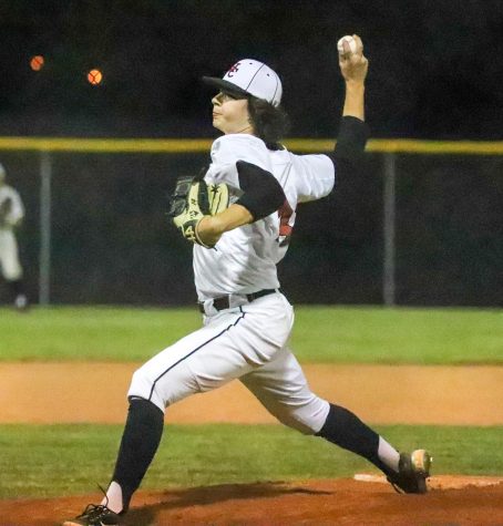Harlan Countys Tristan Cooper gave up two hits over 6 1/3 innings with 14 strikeouts as the Black Bears advanced to the 52nd District Tournament finals with a 10-3 win over Harlan.