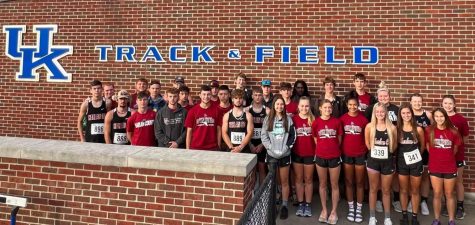 The Harlan County High School track team competed in the 2A state meet on Friday in Lexington.