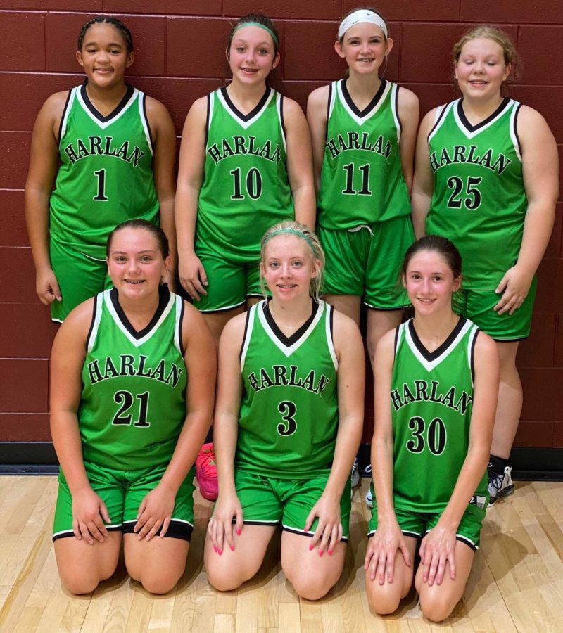 Team members include, from left, front row: Gracie Hensley, SaraKate Fisher and Harper Carmical; back row: Payshaunce Wynn, Addison Campbell, Breslyn Harmon and Shealyn Brackett.
