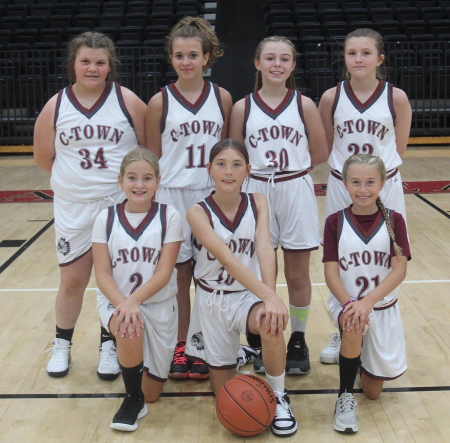 Team members include, from left, front row: Addie Surber, Autumn Back and Julionna Johnson; back row: Jordyn Skidmore, Alli Adams, Ashlynn Williamson and Katelynn Smith; not pictured: Caitlyn Clayborn and Halei Baldwin.