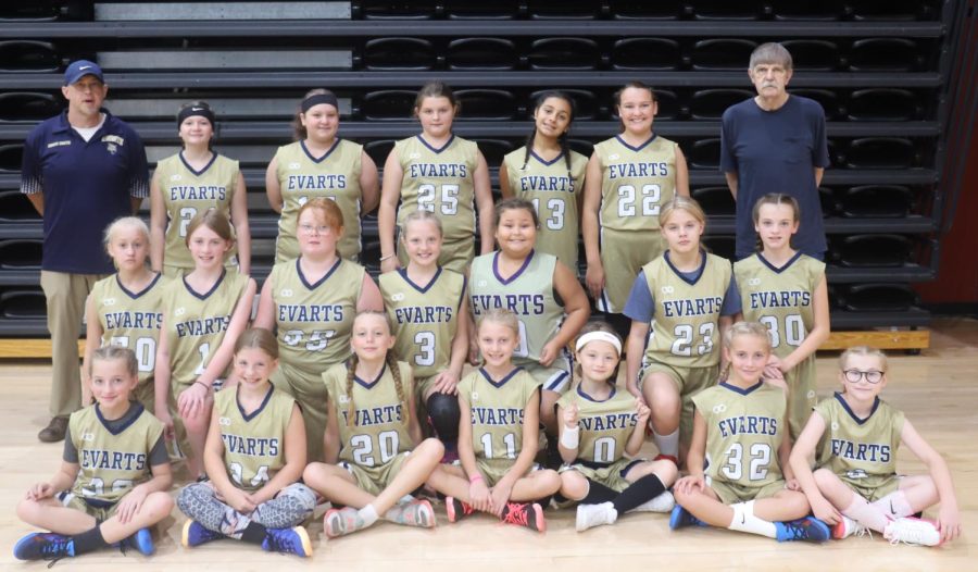Team members include, from left, front row: Laken Overbay, Brinley Hensley, Anna-Kayte Clark, Bryleigh Bush, Keighlee Wynn, Bailey Haynes and KenLee Blevins; middle row: Brooklyn Middleton, Emily Allen, Serenity Thomas, Audrianna Stewart, Sadie Woodard, Octavia Wright and Rylie Griffith; coach row: coach Jamie Smith, Josie Thomas, Hannah Pace, Rockell Robinson, Madison Vick, Crissalyn Jones and coach Glenn Ford; not pictured: Macy Sizemore and Molly Prophit.