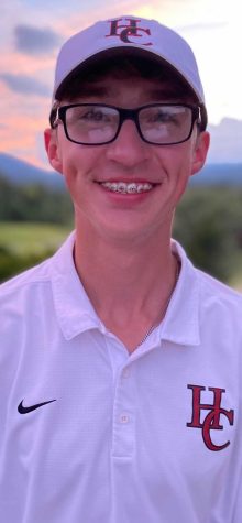 Harlan County senior Matt Lewis won the final regular season Pine Mountain Golf Conference match on Tuesday with a three-over par 39.