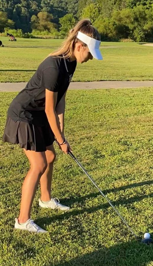 Harlan County freshman Hailie Hensley competed in a tournament on Thursday in Pineville.