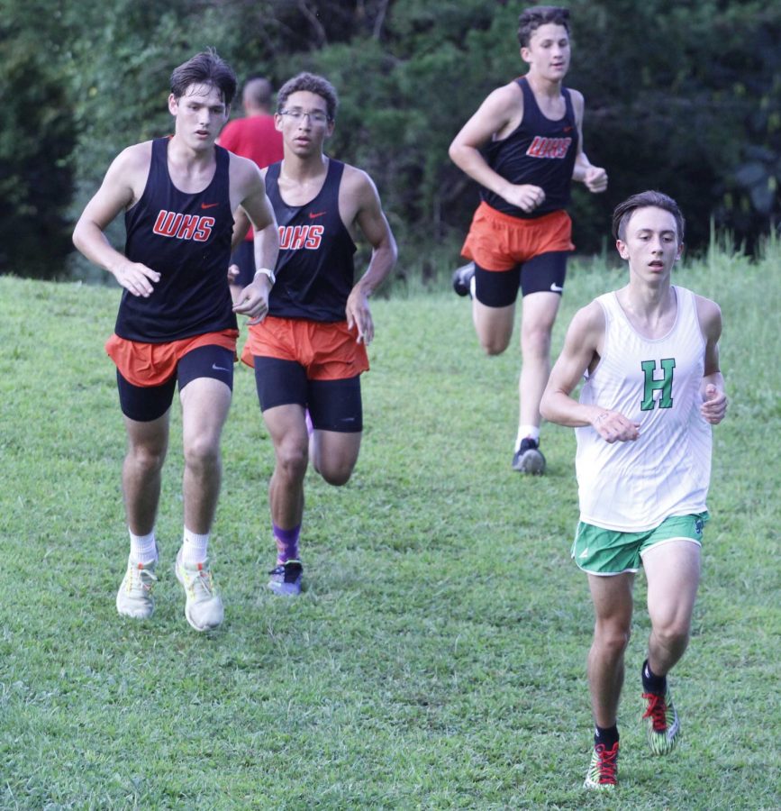 Harlan freshman Dylan Cox, pictured in action earlier this season, led the Green Dragons to an 18th place finish on Saturday in the Berea Invitational.