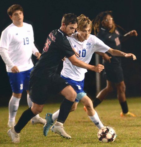Harlan County senior Caydon Shanks helped lead the Black Bears to a second straight 50th District Tournament title last week after setting the school record for goals.