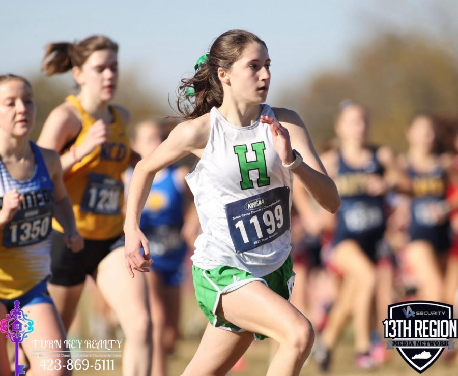 Seventh-grader Harper Carmical set a school record with a time of 21:55.40 at the Class A state meet.