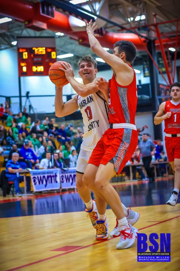 Harlan County guard Jonah Swanner, pictured in action earlier this season, scored 19 points on Thursday in the Bears win over Sardis, Ala., at the Smoky Mountain Winter Classic in Gatlinburg, Tenn.