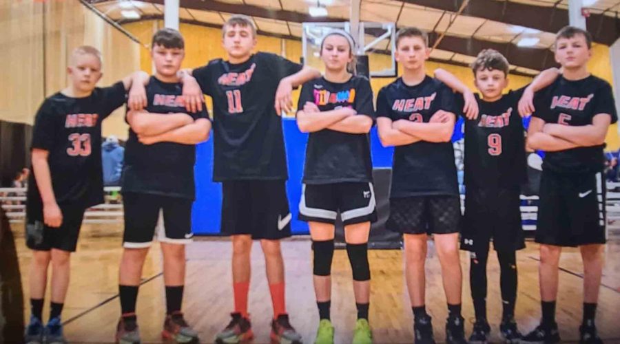 The Harlan County Heat won a tournament over the weekend in Kingsport. Team members include, from left: Blake Johnson, Carson Sanders, Hudson Faulkner, Reagan Clem, Trey Creech, Brycen Saylor and Eli Joseph.
