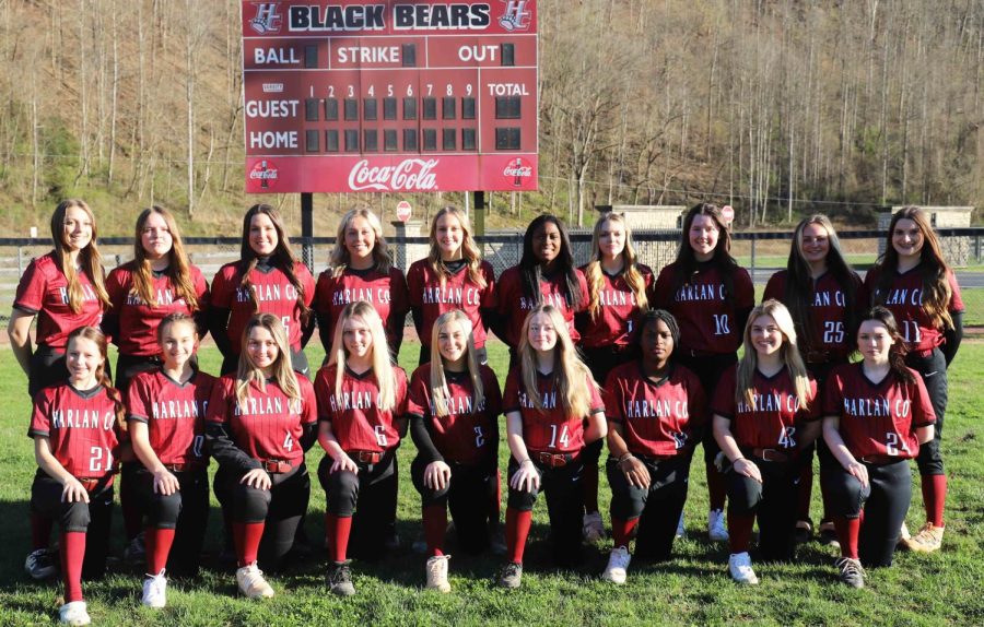 Team members include, from left, front row: Kendall Brock, Taylor Clem, Lola Maggard, Bethany Robbins, Madison Blair, Aviya Halcomb, Akira Lee, Rylie Maggard and Braylen Gilley; back row: Allie Kelly, Halanah Shepherd, Jenna Wilson, Hailey Austin, Halle Raleigh, Josalyn Lee, Hannah Raleigh, Lesleigh Brown, Jade Burton and Brittleigh Estep; not pictured: Lindsey Skidmore, D’anna Cook, Aly Sherman and Alexis Adams.