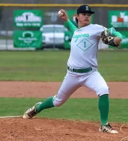 Harlan freshman Baylor Varner struck out 11 over five innings Tuesday, but the Green Dragons fell 9-7 in eight innings to visiting Barbourville.