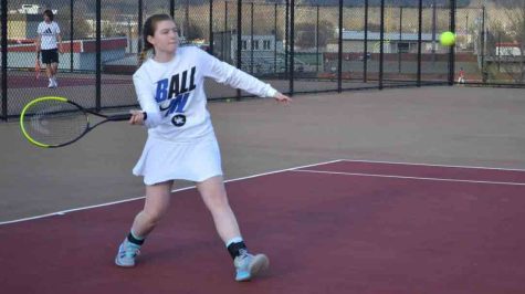 Harlan Countys Kalista Dunn helped lead the Lady Bears to a 5-4 win Tuesday over Bell County. 