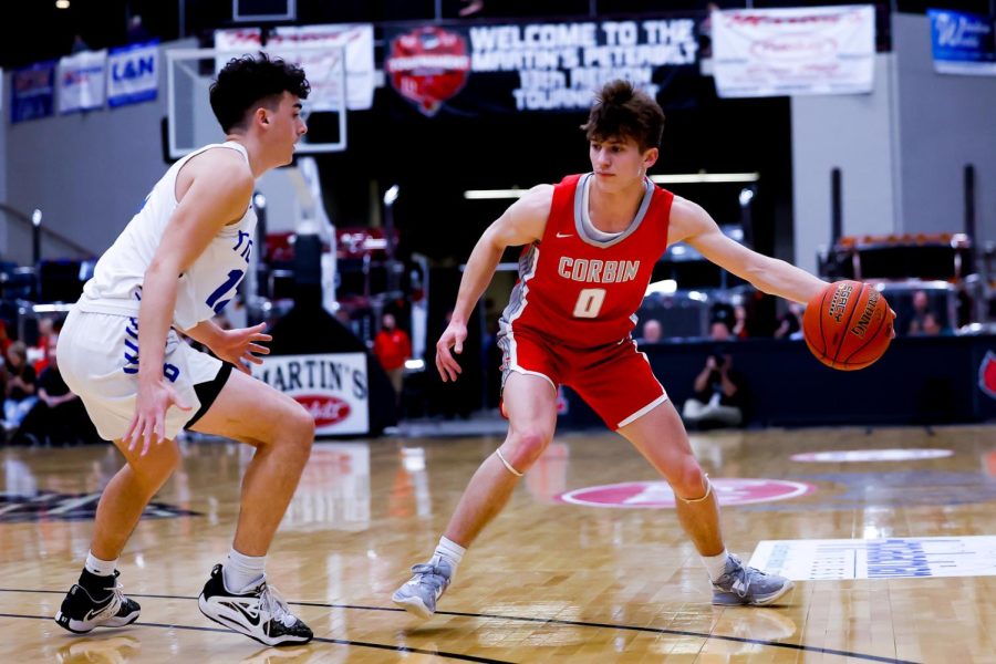 Hayden Llewellyn scored 22 points to lead Corbin past Barbourville on Saturday in the semifinals of the 13th Region Tournament.