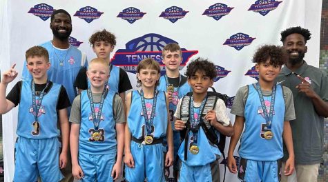 Four Harlan County grade school players helped the 865 Elite AAU team win the 18-team 2023 Tennessee Miracle Classic over the weekend in Knoxville. The team includes players from both Kentucky and Tennessee with Trey Creech, Hudson Faulkner and Blake Johnson representing Rosspoint and Easton Engle representing James A. Cawood.