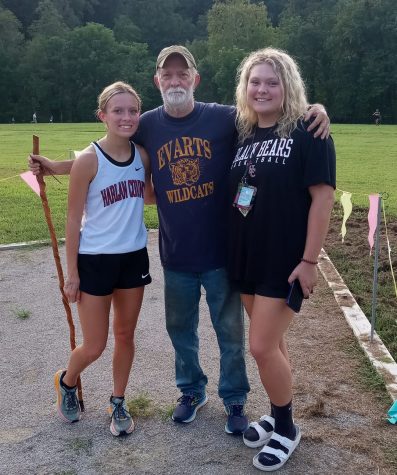 Bob Howard is pictured with his grandaughters Peyton Lunsford and Taylor Lunsford