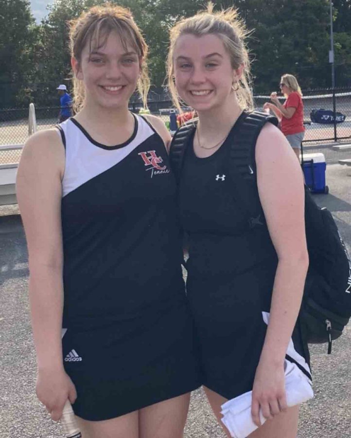 Harlan+Countys+Lindsay+Hall+and+Abigail+Gaw+advanced+through+two+rounds+of+the+13th+Region+Tennis+Tournament+in+doubles+competition+before+falling+in+the+quarterfinals.