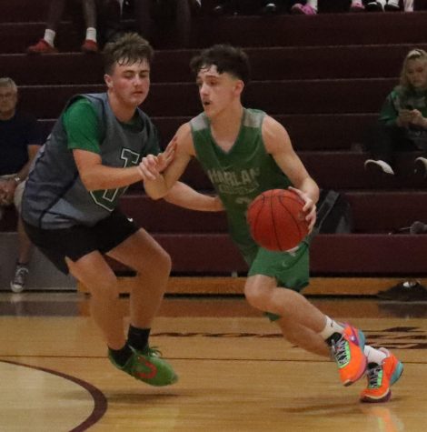 Harlan freshman guard Trenton Cole scored 16 points to lead the Green Dragons in a 46-45 loss to Jenkins in a summer tournament at Leslie County.