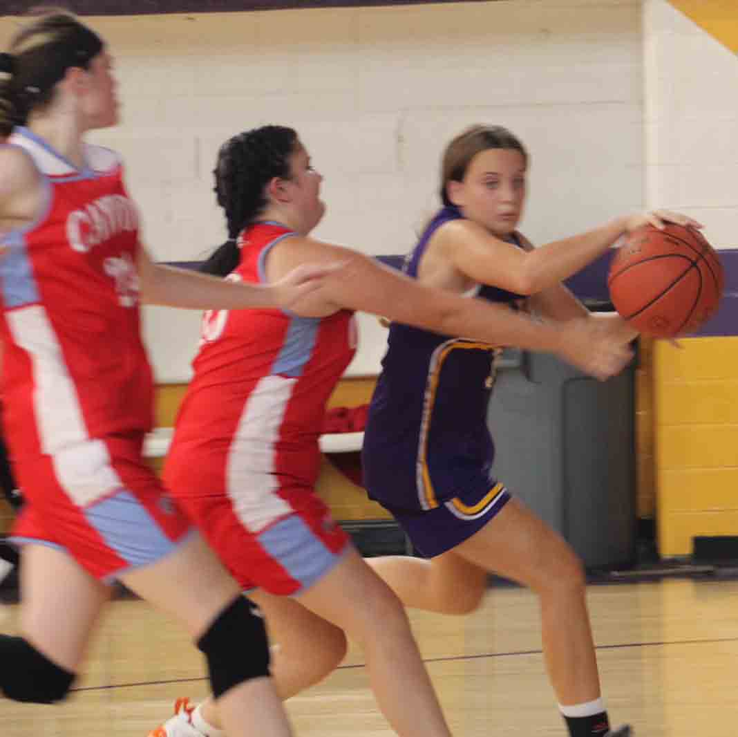 Raegan Landa scored 20 points on Thursday to lead Wallins past Cawood in seventh- and eighth-grade basketball action.