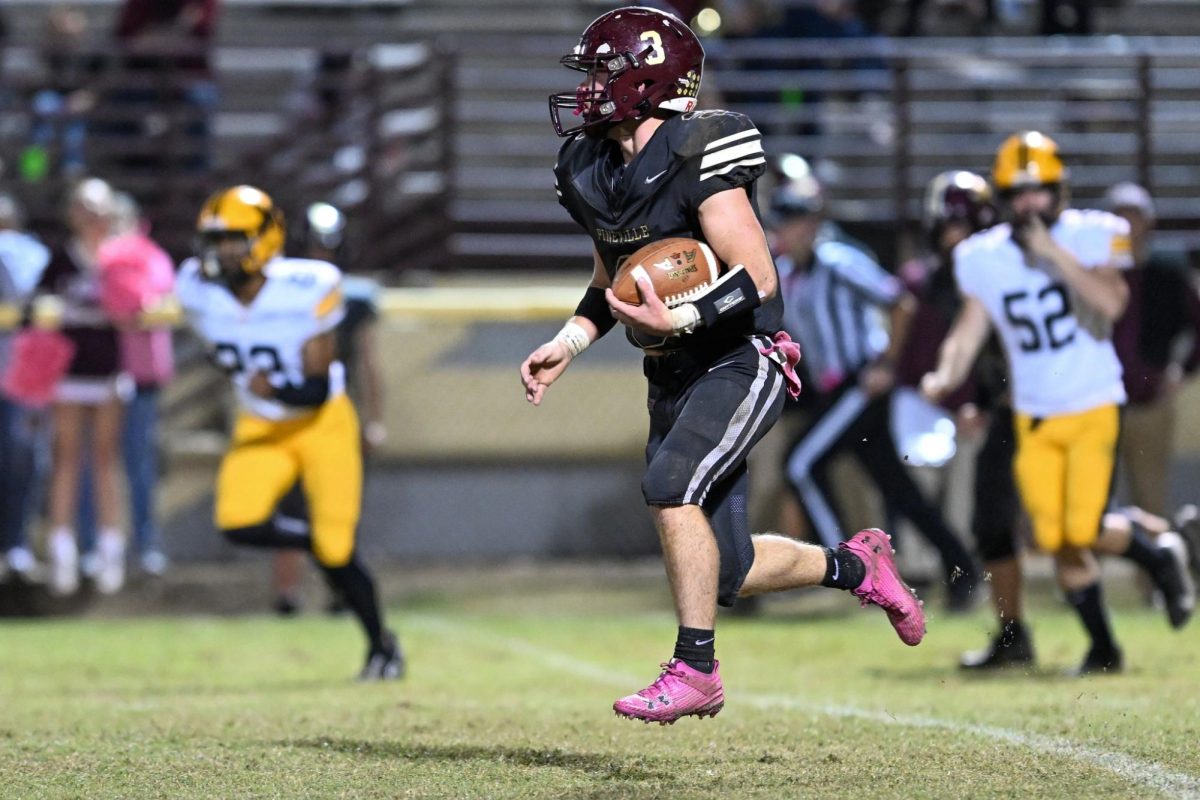 Pineville running back Kaiden Robbins scored a touchdown in the Mountain Lions win Friday over Lynn Camp.