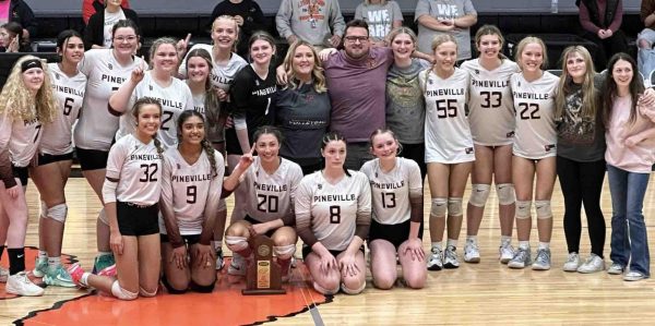 The Pineville Lady Lions defeated Knox Central on Tuesday to win the 51st District championship.
