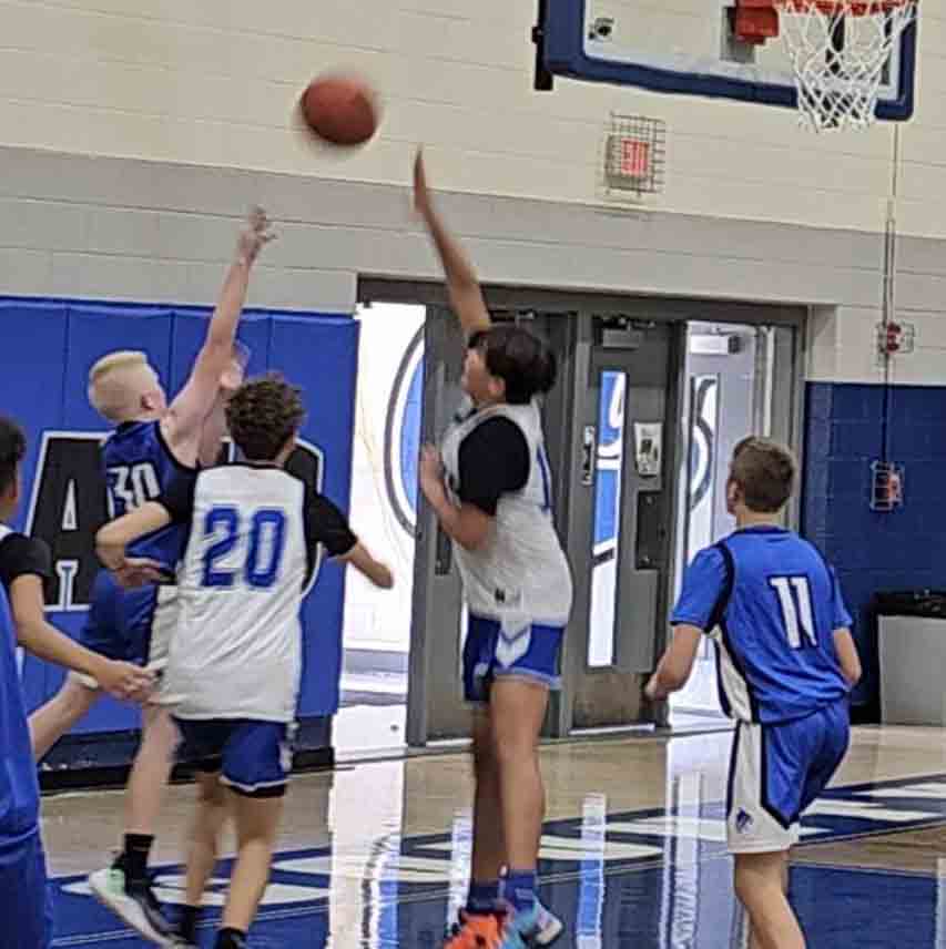 Rosspoint's Blake Johnson put up a shot in the Wildcats' season-opening win Saturday at Bell County.