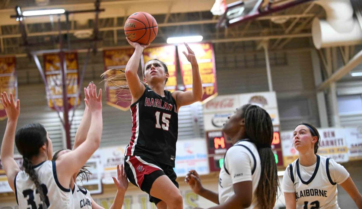 Harlan County senior guard Ella Karst scored 31 points on Saturday in the Lady Bears 67-40 win over Claiborne, Tenn.