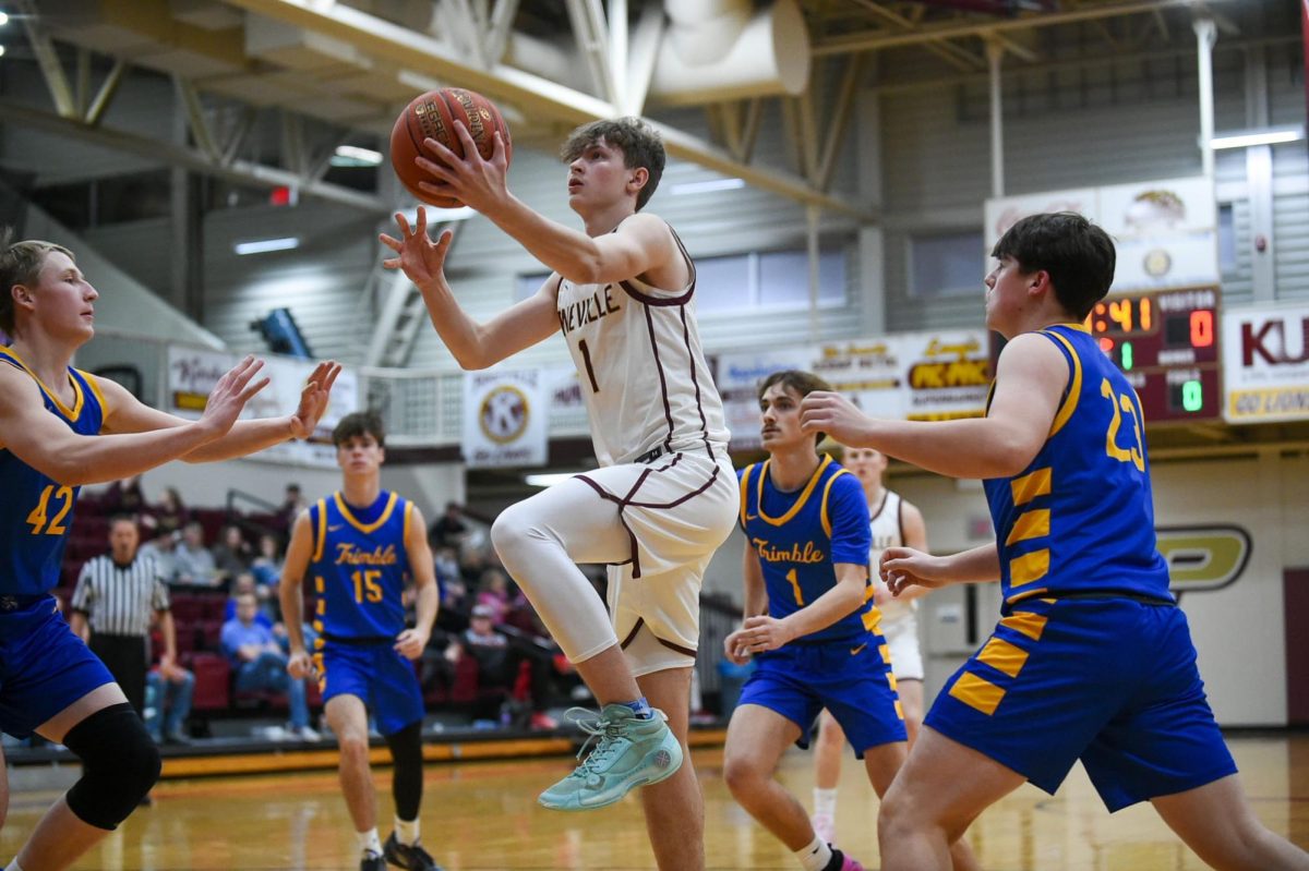 Pineville guard Ashton Moser, pictured in action earlier this season, scored 23 points in the Mountain Lions 60-58 win over Jackson County on Saturday in the 13th Region All A Classic.