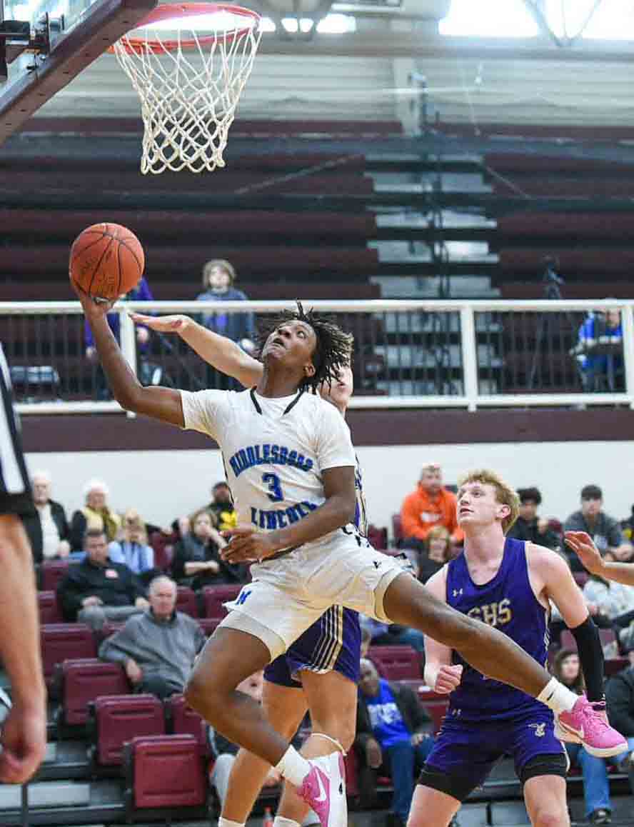 Junior guard Jerimah Beck scored 16 points in Middlesboros 59-56 loss to Oneida Baptist in the 13th Region All A Classic on Saturday.
