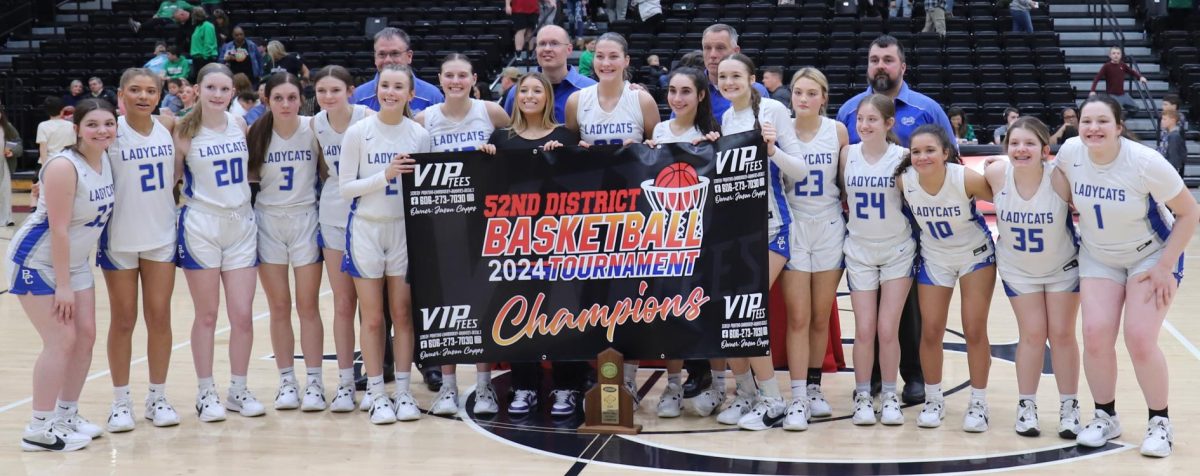 The Bell County Lady Cats captured their fifth straight 52nd District Tournament title Thursday with a 60-54 win over Harlan. Cumberland holds the record with six straight titles from 1989 to 1994. Harlan and Cawood also won five straight titles.