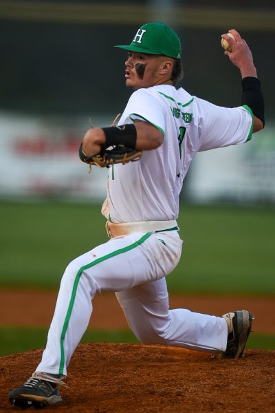 Harlan sophomore Baylor Varner gave up only one hit Monday as the Green Dragons won 6-0 at Middlesboro in the 13th Region All A Classic. Varner struck out 12 and walked one.